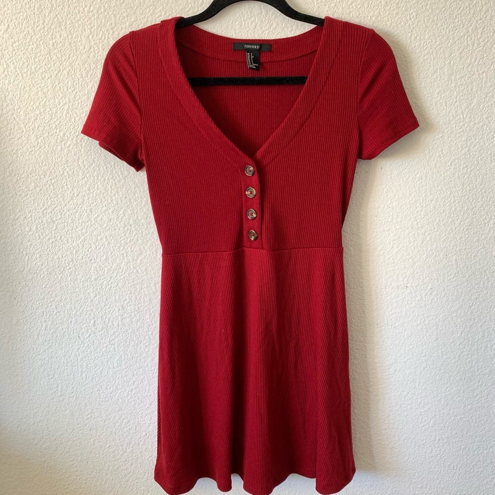 Red forever 21 dress